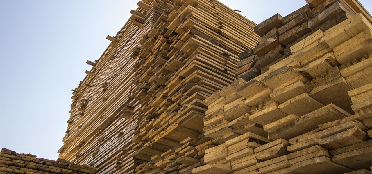 Huge timber stock at Ryder Services