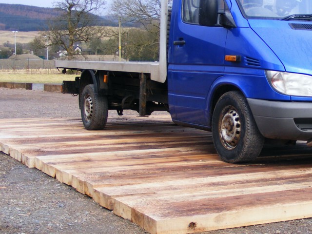 Bog Mats & truck