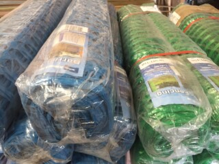 Blue & Green Barrier Netting
