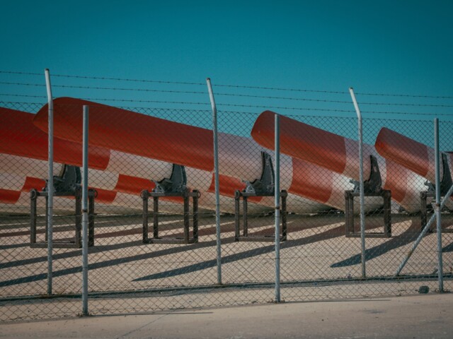 Metal Fence With Barbed Wire