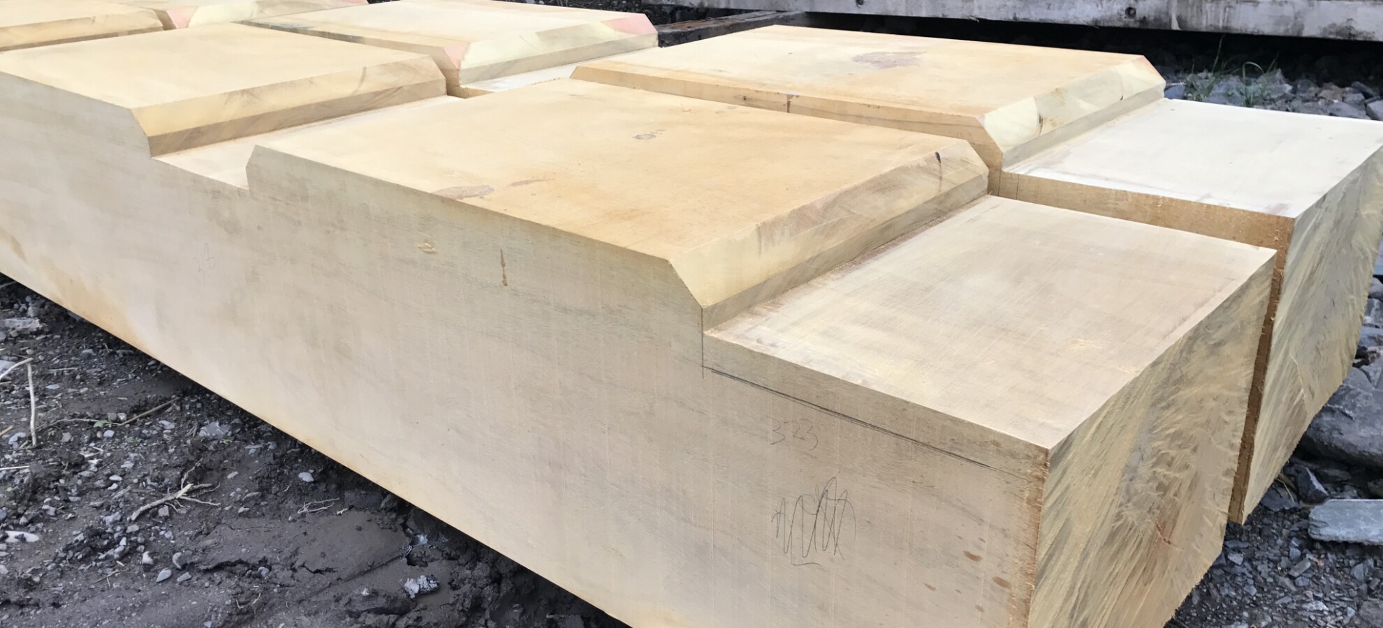 Opepe Rail Timber