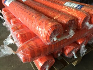 Orange Barrier Netting