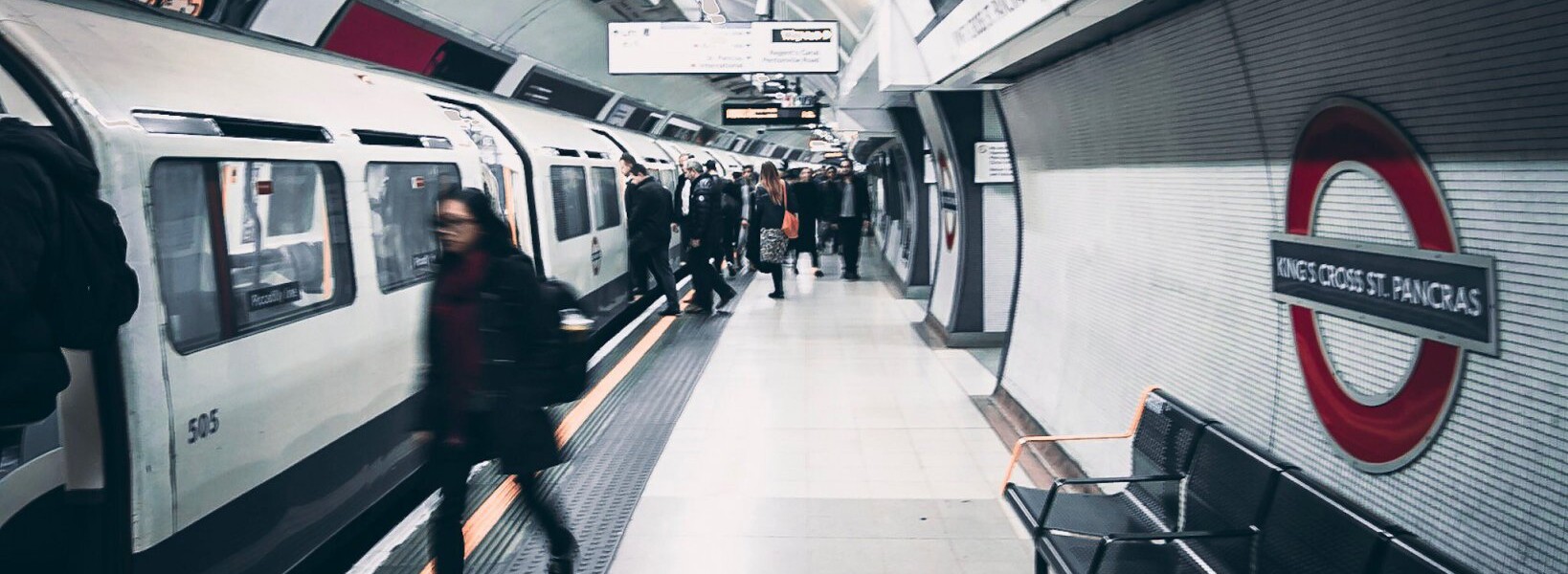 London Underground Subway Station - Kings Cross